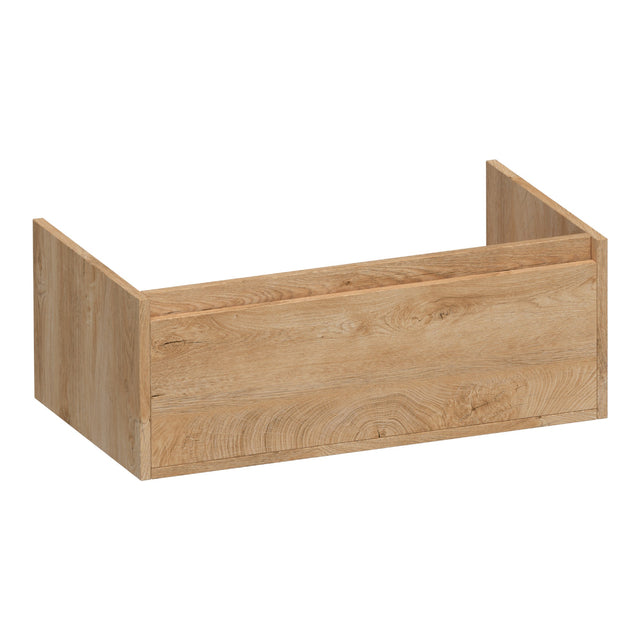 BRAUER Hope onderkast 80 met 1 softclose lade greeploos en 1 sifon uitsparing Forest Tan OK-HP80FT