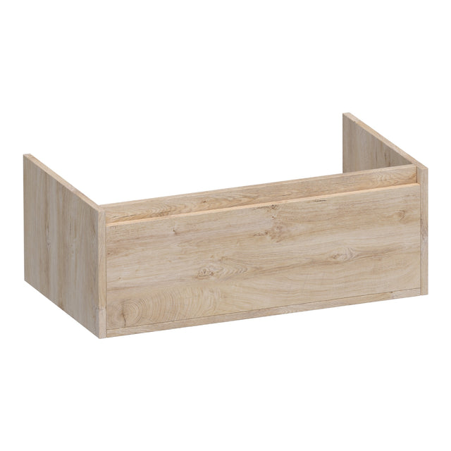 BRAUER Hope onderkast 80 met 1 softclose lade greeploos en 1 sifon uitsparing Forest Wheat OK-HP80FW