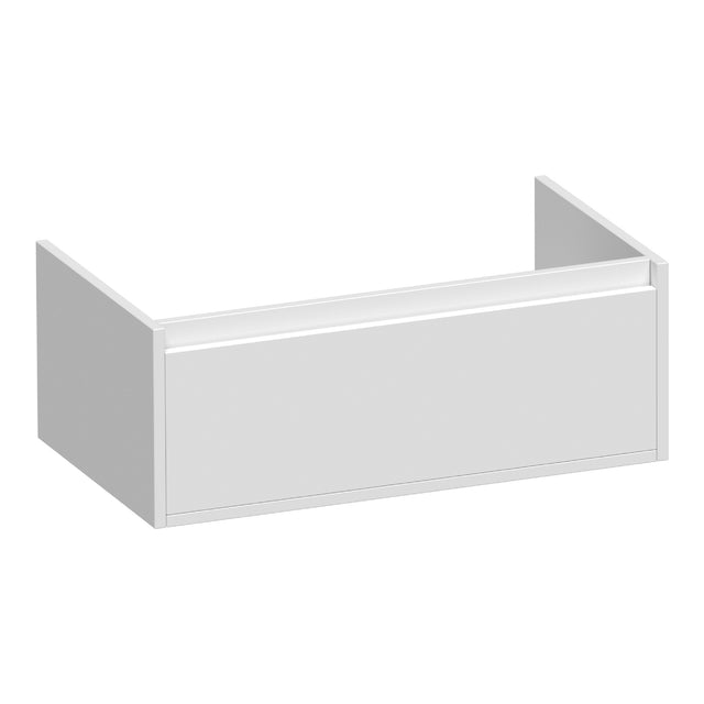 BRAUER Hope onderkast 80 met 1 softclose lade greeploos en 1 sifon uitsparing hoogglans wit OK-HP80HW