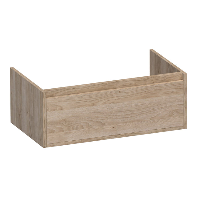 BRAUER Hope onderkast 80 met 1 softclose lade greeploos en 1 sifon uitsparing Sunlit OK-HP80SL