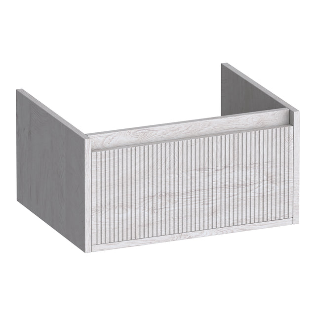 BRAUER Hope Wavy onderkast 60 met 1 softclose lade greeploos en 1 sifon uitsparing Forest Seashell OK-HPW60FS