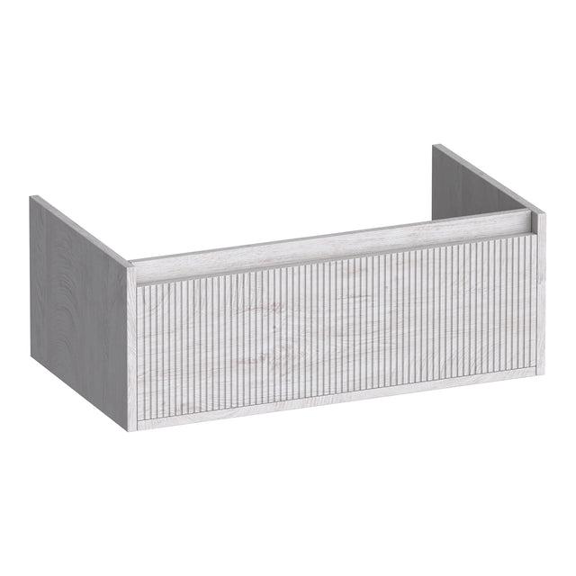 BRAUER Hope Wavy onderkast 80 met 1 softclose lade greeploos en 1 sifon uitsparing Forest Seashell OK-HPW80FS