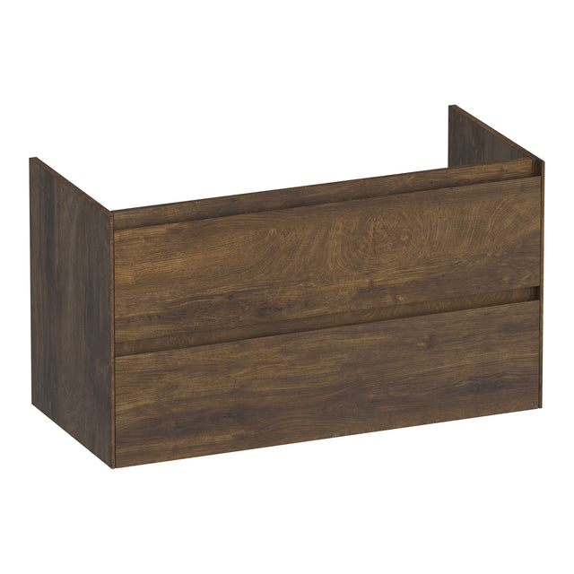 BRAUER Inspire onderkast 100 met 2 softclose lades greeploos en 1 sifon uitsparing Grove OK-IN100GR