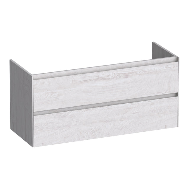 BRAUER Inspire onderkast 120 met 2 softclose lades greeploos en 2 sifon uitsparingen Forest Seashell OK-IN120-2FS