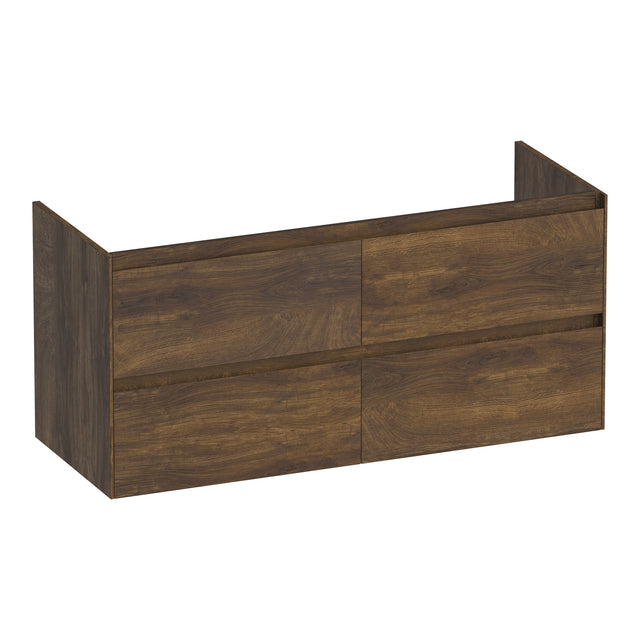 BRAUER Inspire onderkast 120 met 4 softclose lades greeploos en 2 sifon uitsparingen Grove OK-IN120-4GR