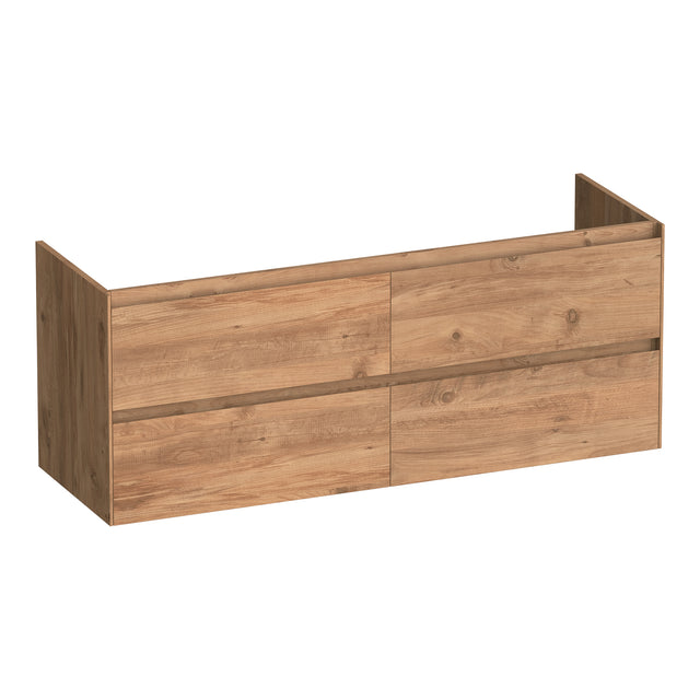 BRAUER Inspire onderkast 140 met 4 softclose lades greeploos en 2 sifon uitsparingen Chateau OK-IN140CH