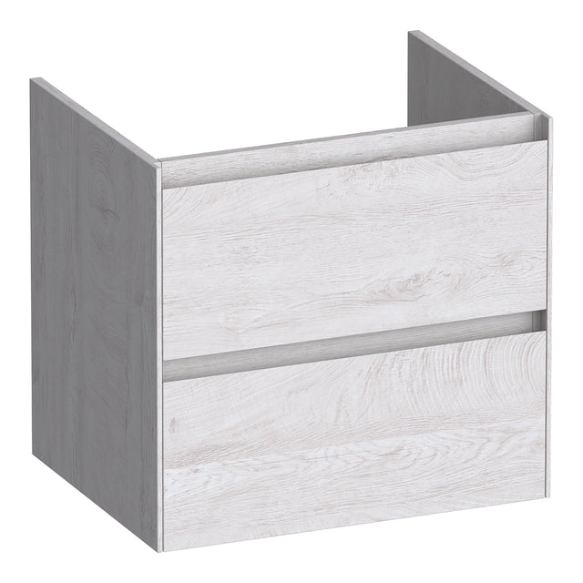 BRAUER Inspire onderkast 60 met 2 softclose lades greeploos en 1 sifon uitsparing Forest Seashell OK-IN60FS