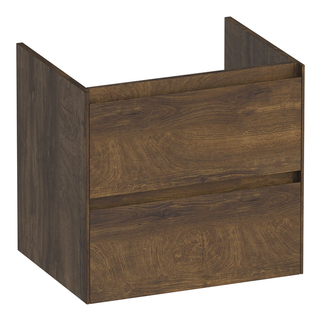 BRAUER Inspire onderkast 60 met 2 softclose lades greeploos en 1 sifon uitsparing Grove OK-IN60GR