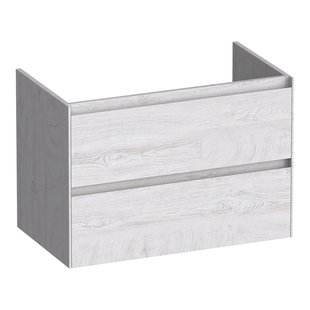 BRAUER Inspire onderkast 80 met 2 softclose lades greeploos en 1 sifon uitsparing Forest Seashell OK-IN80FS