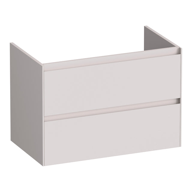 BRAUER Inspire onderkast 80 met 2 softclose lades greeploos en 1 sifon uitsparing mat zand OK-IN80MS