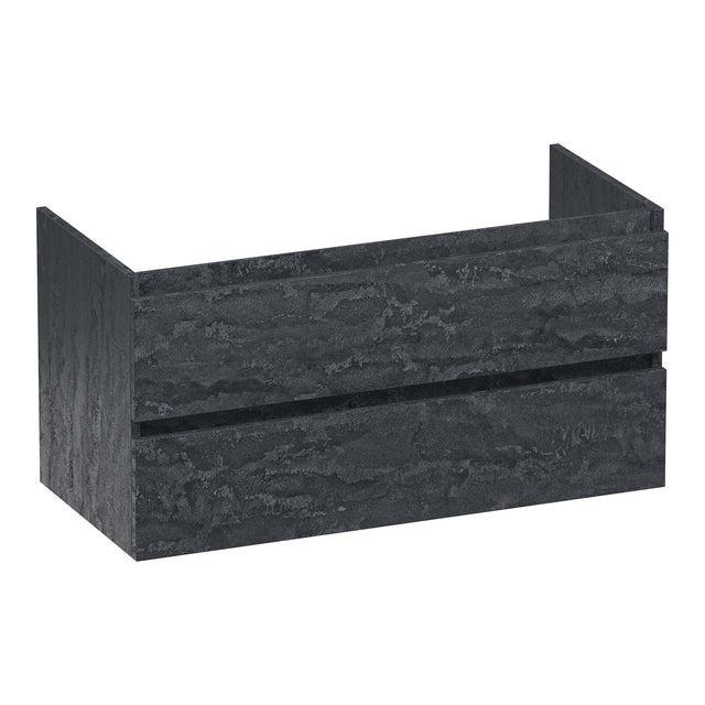 BRAUER Joy onderkast 100 met 2 softclose lades greeploos en 1 sifon uitsparing Damascus OK-JY100DA