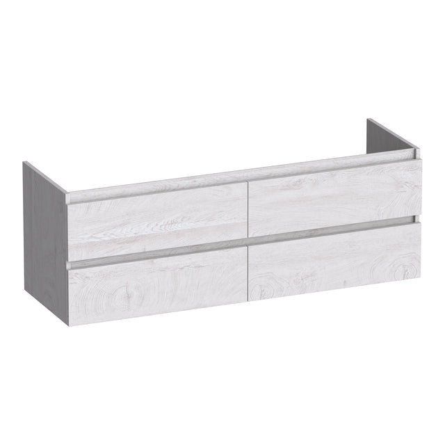 BRAUER Joy onderkast 140 met 4 softclose lades greeploos en 2 sifon uitsparingen Forest Seashell OK-JY140FS