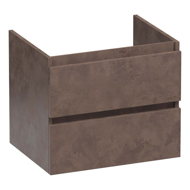 BRAUER Joy onderkast 60 met 2 softclose lades greeploos en 1 sifon uitsparing Erosion OK-JY60ER