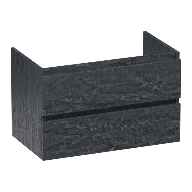 BRAUER Joy onderkast 80 met 2 softclose lades greeploos en 1 sifon uitsparing Damascus OK-JY80DA