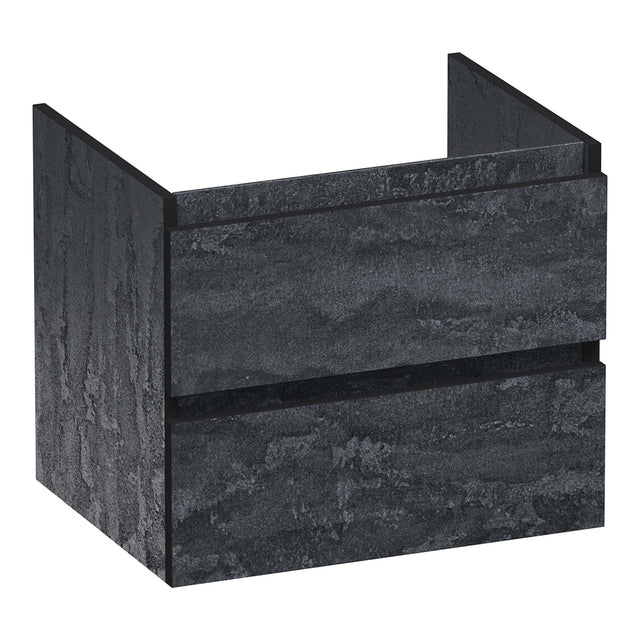 BRAUER Joy Edge onderkast 60 met 2 softclose lades greeploos en 1 sifon uitsparing Damascus OK-JYE60DA