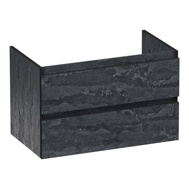 BRAUER Joy Edge onderkast 80 met 2 softclose lades greeploos en 1 sifon uitsparing Damascus OK-JYE80DA