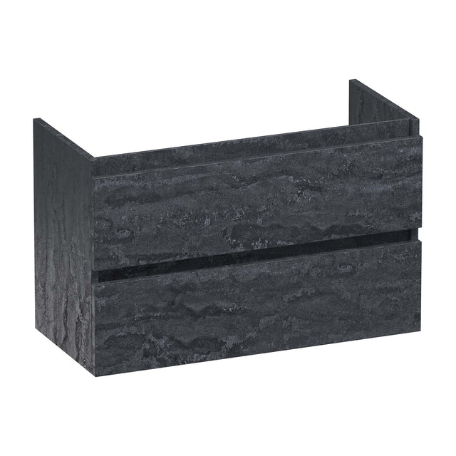 BRAUER Joy onderkast ondiep 80 met 2 softclose lades greeploos en 1 sifon uitsparing Damascus OK-JYO80DA