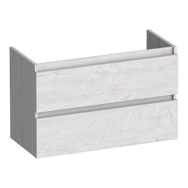 BRAUER Joy onderkast ondiep 80 met 2 softclose lades greeploos en 1 sifon uitsparing Forest Seashell OK-JYO80FS