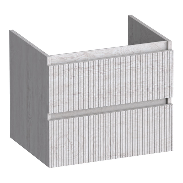 BRAUER Joy Wavy onderkast 60 met 2 softclose lades greeploos en 1 sifon uitsparing Forest Seashell OK-JYW60FS