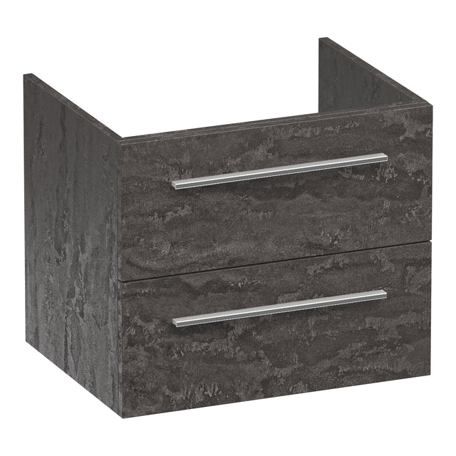 BRAUER Trust onderkast 60 excl. opbouwgrepen met 2 softclose lades en 1 sifon uitsparing Damascus OK-TR60DA