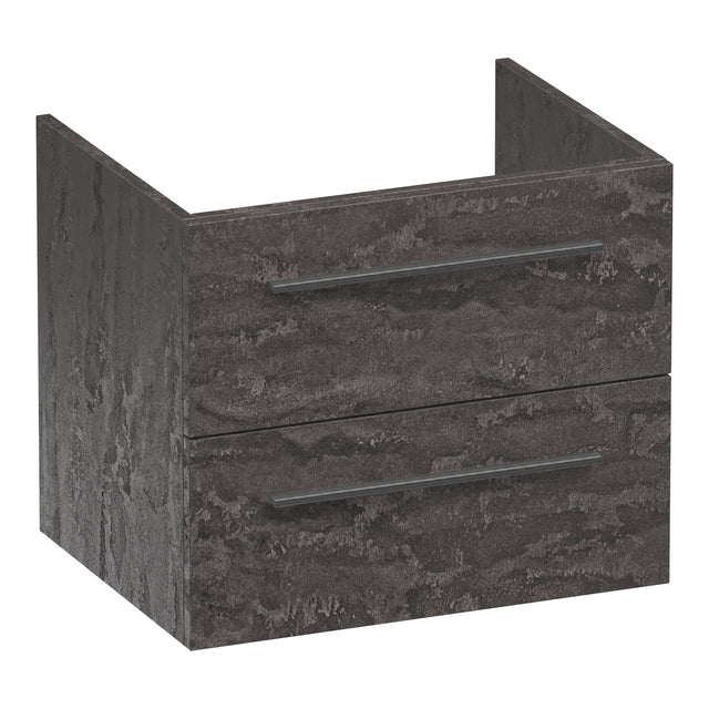 BRAUER Trust onderkast 60 excl. opbouwgrepen met 2 softclose lades en 1 sifon uitsparing Damascus OK-TR60DA