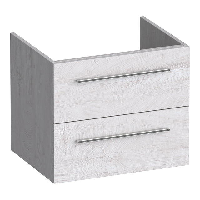 BRAUER Trust onderkast 60 excl. opbouwgrepen met 2 softclose lades en 1 sifon uitsparing Forest Seashell OK-TR60FS