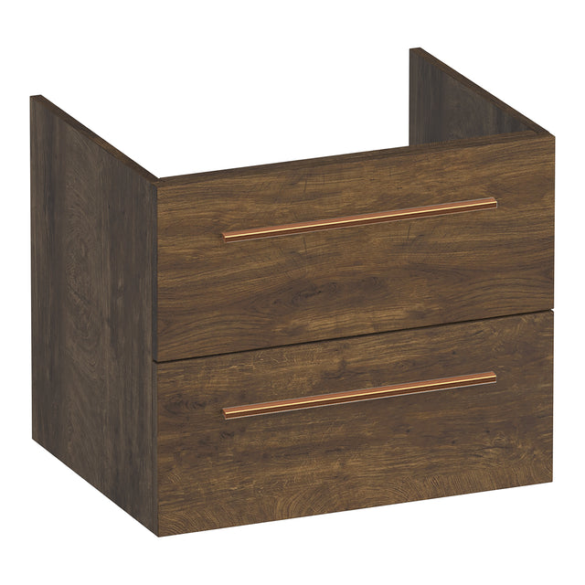 BRAUER Trust onderkast 60 excl. opbouwgrepen met 2 softclose lades en 1 sifon uitsparing Grove OK-TR60GR