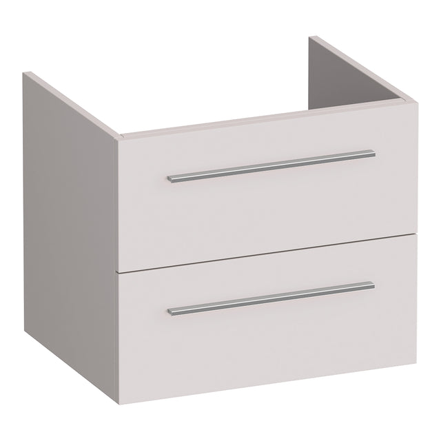 BRAUER Trust onderkast 60 excl. opbouwgrepen met 2 softclose lades en 1 sifon uitsparing mat zand OK-TR60MS