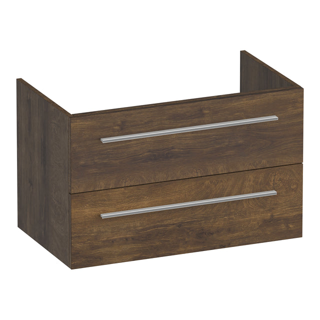 BRAUER Trust onderkast 80 excl. opbouwgrepen met 2 softclose lades en 1 sifon uitsparing Grove OK-TR80GR