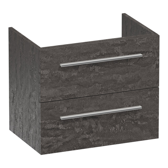 BRAUER Trust onderkast ondiep 60 excl. opbouwgrepen met 2 softclose lades en 1 sifon uitsparing Damascus OK-TRO60DA