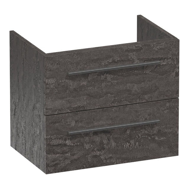 BRAUER Trust onderkast ondiep 60 excl. opbouwgrepen met 2 softclose lades en 1 sifon uitsparing Damascus OK-TRO60DA