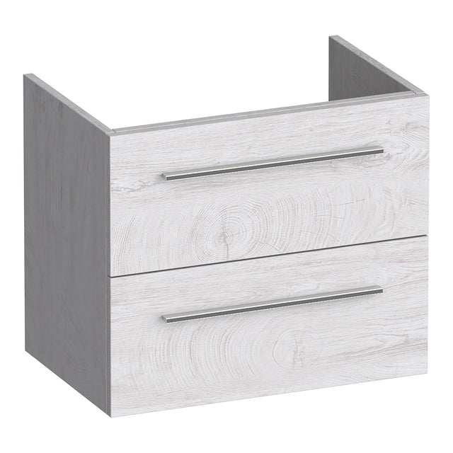 BRAUER Trust onderkast ondiep 60 excl. opbouwgrepen met 2 softclose lades en 1 sifon uitsparing Forest Seashell OK-TRO60FS