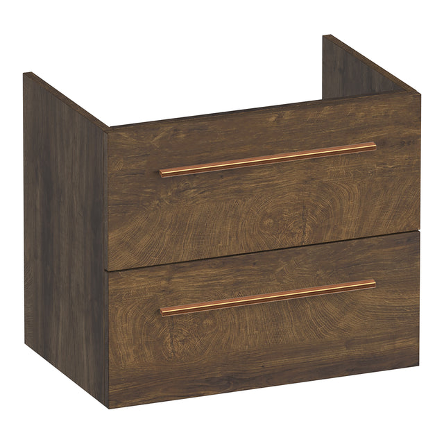 BRAUER Trust onderkast ondiep 60 excl. opbouwgrepen met 2 softclose lades en 1 sifon uitsparing Grove OK-TRO60GR