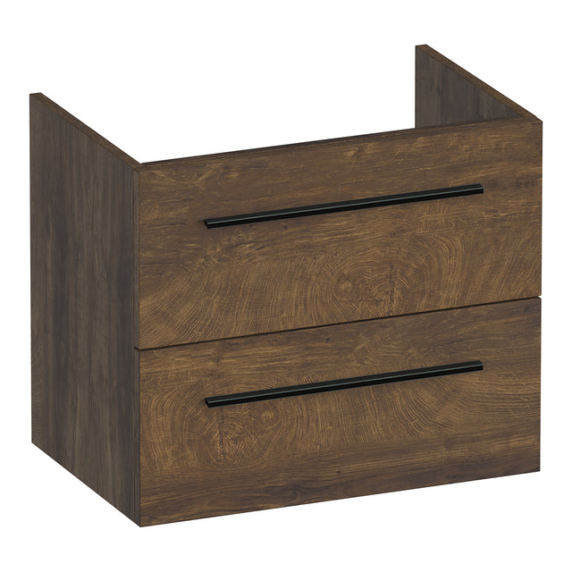 BRAUER Trust onderkast ondiep 60 excl. opbouwgrepen met 2 softclose lades en 1 sifon uitsparing Grove OK-TRO60GR