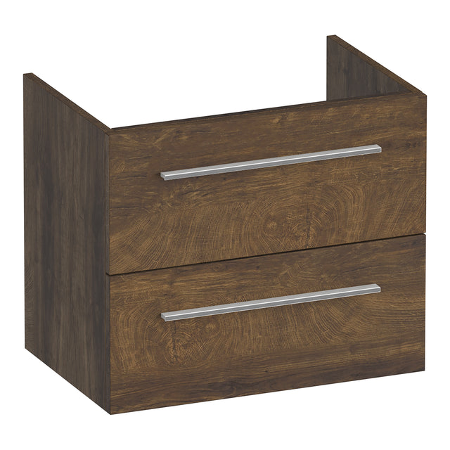 BRAUER Trust onderkast ondiep 60 excl. opbouwgrepen met 2 softclose lades en 1 sifon uitsparing Grove OK-TRO60GR