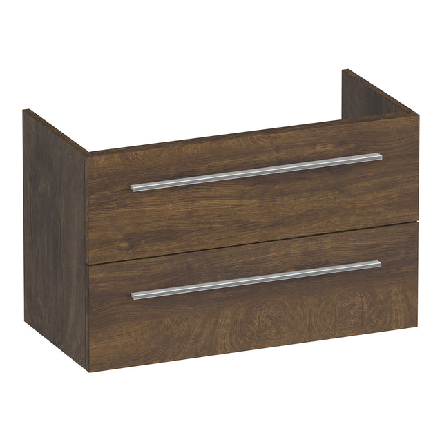 BRAUER Trust onderkast ondiep 80 excl. opbouwgrepen met 2 softclose lades en 1 sifon uitsparing Grove OK-TRO80GR