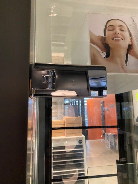 Showmodel Sealskin Optix profielloze draaideur 88x200cm chroom