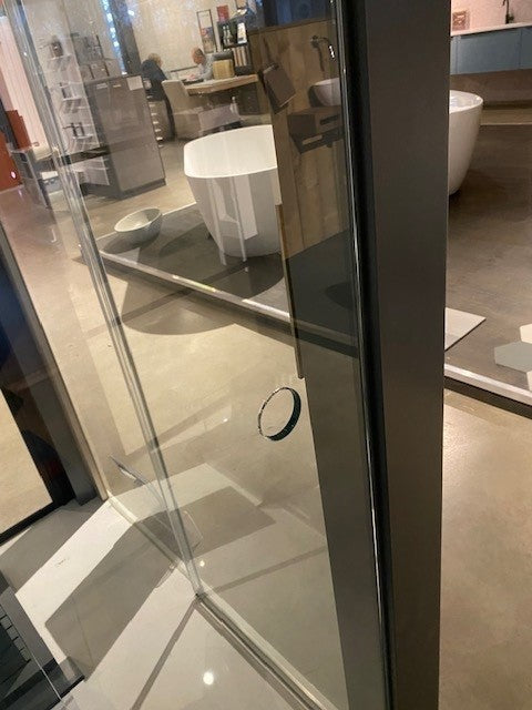 Showmodel Sealskin Optix profielloze draaideur 88x200cm chroom