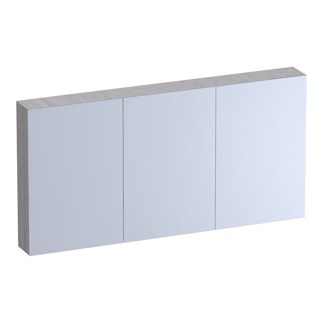 BRAUER Impress spiegelkast 140 zonder verlichting met 3 dubbelzijdige spiegeldeuren Forest Seashell SK-IM140FS