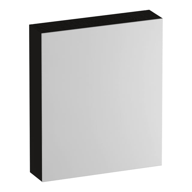 BRAUER Impress spiegelkast 60 zonder verlichting met 1 linksdraaiende dubbelzijdige spiegeldeur Timber Black SK-IM60LTB