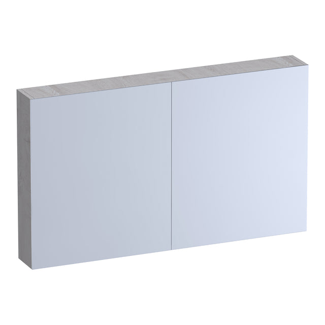 BRAUER Impress Deluxe spiegelkast 120 met interne en externe verlichting 2 dubbelzijdige spiegeldeuren Forest Seashell SK-IMD120FS