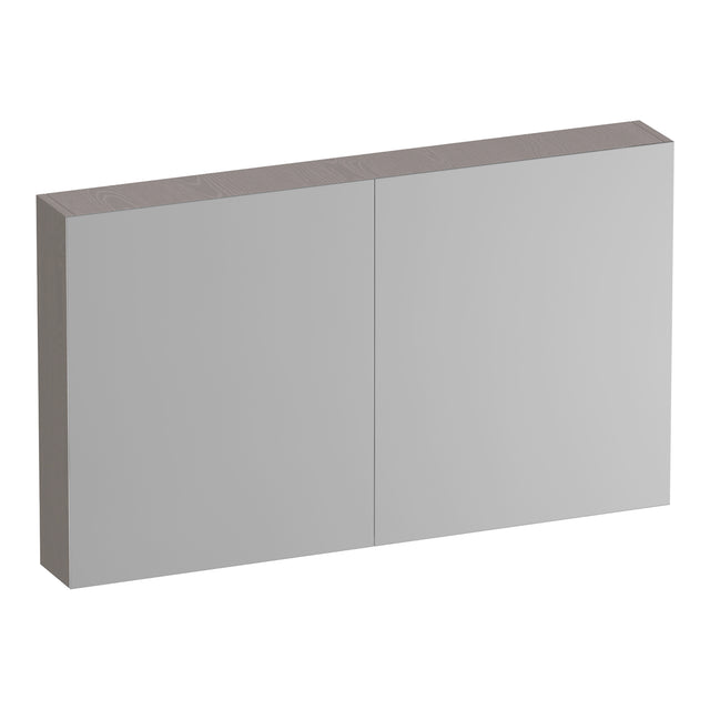 BRAUER Impress Deluxe spiegelkast 120 met interne en externe verlichting 2 dubbelzijdige spiegeldeuren Timber Greige SK-IMD120TE