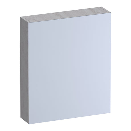 BRAUER Impress Deluxe spiegelkast 60 met interne en externe verlichting 1 linksdraaiende dubbelzijdige spiegeldeur Forest Seashell SK-IMD60LFS