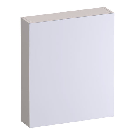 BRAUER Impress Deluxe spiegelkast 60 met interne en externe verlichting 1 rechtsdraaiende dubbelzijdige spiegeldeur mat zand SK-IMD60RMS