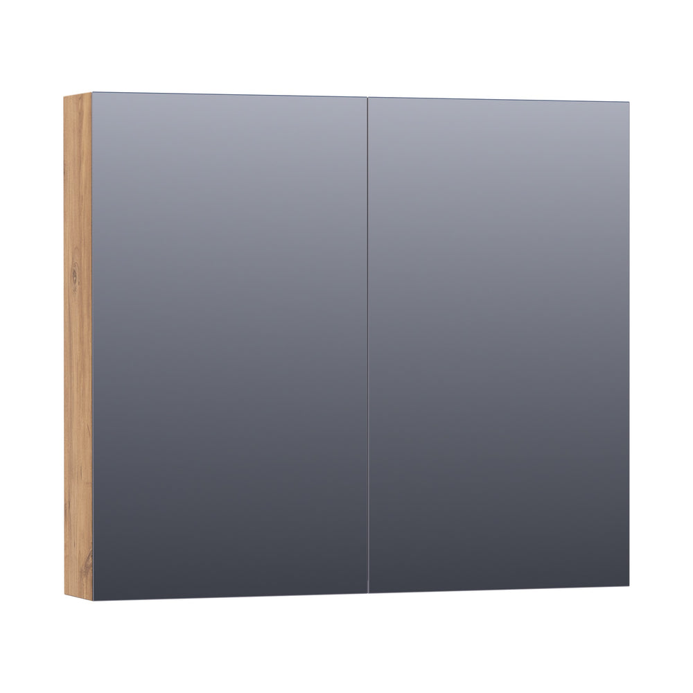 BRAUER Impress Deluxe spiegelkast 80 met interne en externe verlichting 2 dubbelzijdige spiegeldeuren Chateau SK-IMD80CH