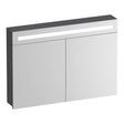 BRAUER Promise spiegelkast 100 met verlichting 2 spiegeldeuren Timber Grey SK-PR100TG