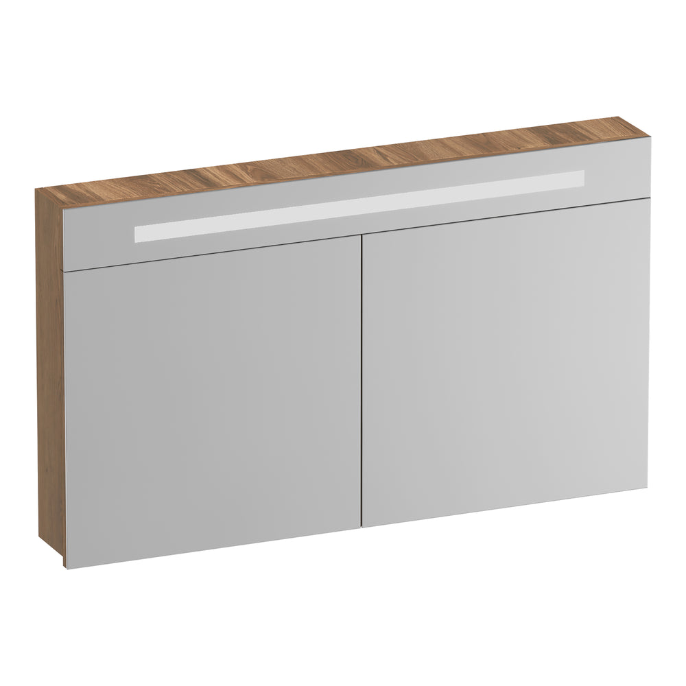 BRAUER Promise spiegelkast 120 met verlichting 2 spiegeldeuren Honey SK-PR120HO