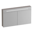 BRAUER Promise spiegelkast 120 met verlichting 2 spiegeldeuren Timber Greige SK-PR120TE