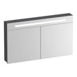 BRAUER Promise spiegelkast 120 met verlichting 2 spiegeldeuren Timber Grey SK-PR120TG