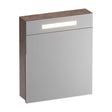 BRAUER Promise spiegelkast 60 met directe verlichting 1 linksdraaiende enkelzijdige spiegeldeur Erosion SK-PR60LER